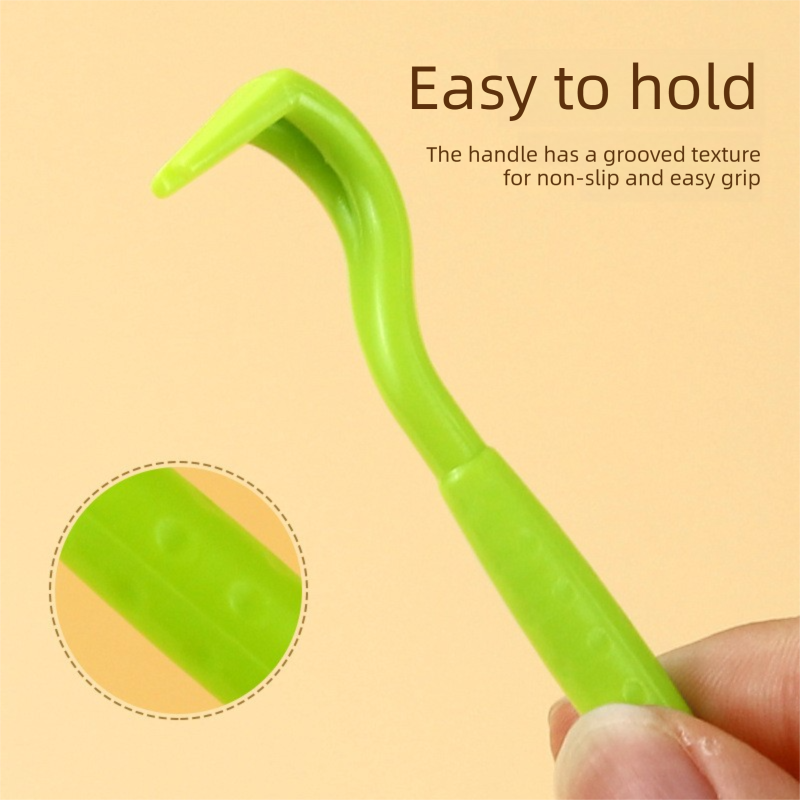 2-Pack Orange Pet Tick Remover Tool Set - Small Medium Large Flea and Tick Hook Removers - view 5