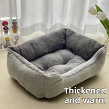 60x45x15CM Grey Premium Plush Pet Bed and Cozy Cushion Mat with Removable Flannel Cover & Non-Slip Waterproof Oxford Bottom for Cats Dogs Car & Home Universal Use - view 2
