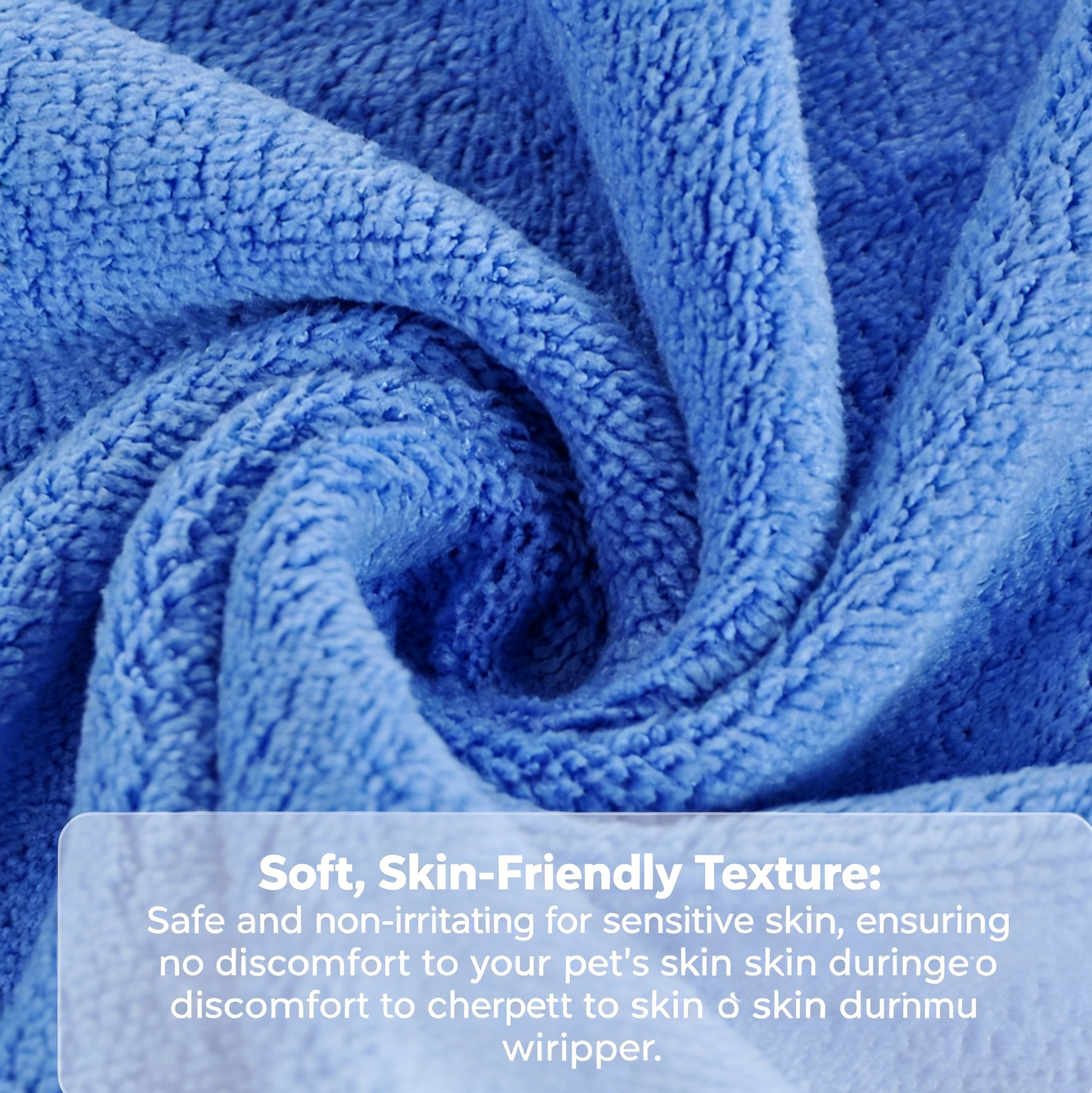 Brown 40x80cm Pet Drying absorbent Towel for Dogs and Cats - Quick Dry Super Absorbent Microfiber Bath Towel with Paw Print Design - Large Size Grooming Towel for Pets - view 3