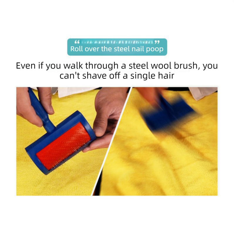 Yellow and Grey 30x30cm Pet Bath Towel- Thickened Coral Fleece Super Absorbent Quick Dry Bath Towel for Dogs and Cats, Non Shedding Grooming Wrap - view 5
