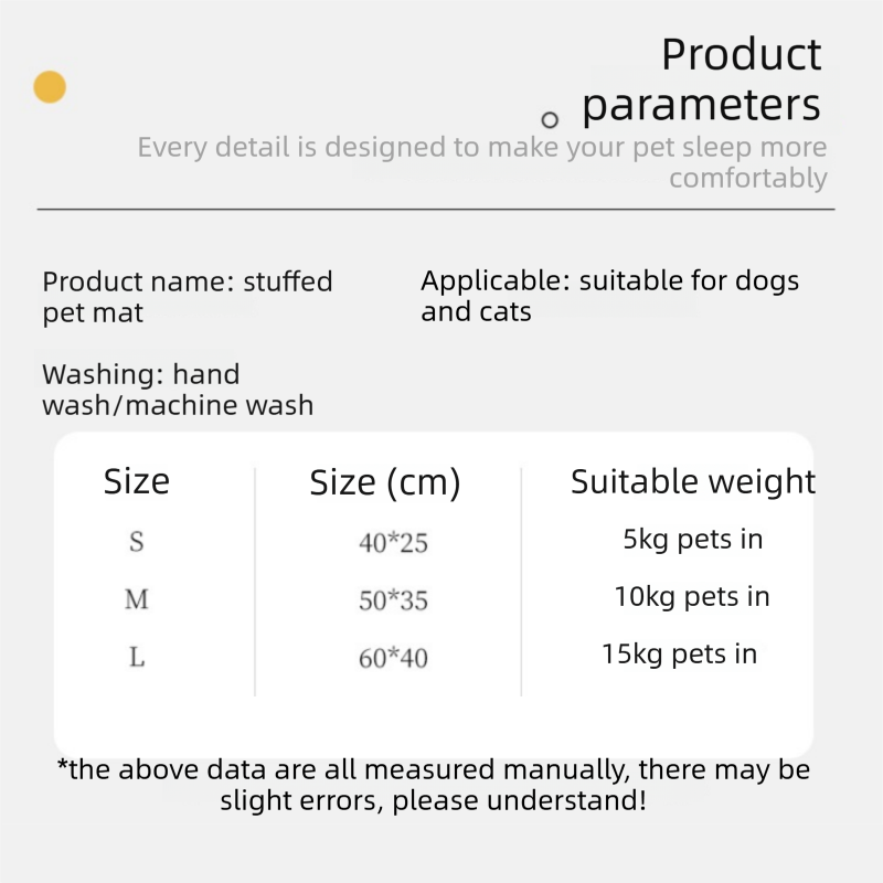 2-piece S size Green Pet Winter Comfort Bundle – 50x36cm Plush Pet Blanket and 40x25cm Thickened Pet Sleeping Bed Set for Dogs and Cats, Double-Sided Warm Blanket with Soft Plush Bed Cushion - view 6