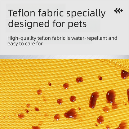 Green M size Portable Foldable Pet Bed Mat – Waterproof Travel Dog Bed and Cat Cushion with Carry Handles, Removable Washable Cover, Plush Comfort Padding for Indoor and Outdoor Use - view 5