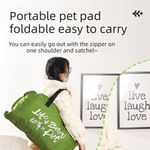 3-Piece Grey Winter Pet Outdoor Travel Set – grey m size Reflective Dog Puffer Jacket, grey 3m Retractable Leash & grey Portable Foldable Dog Bed - view 2
