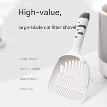 Yellow Large-surface cat litter scoop—made of PP material, featuring a fine-mesh design and an ergonomic handle; 28 cm in length. Suitable for tofu litter and clumping litter; an easy-to-clean tool for clearing away pet waste - view 2