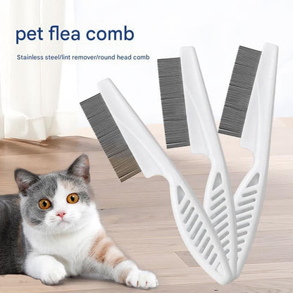 Siamese Cat Complete Cat Care Set - One-Touch Deshedding Brush, Stainless Steel Nail Clipper & Fur Collection Locket - view 3