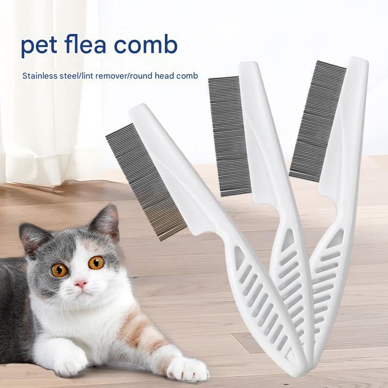 Calico cat Complete Cat Care Set - One-Touch Deshedding Brush, Stainless Steel Nail Clipper & Fur Collection Locket - view 3