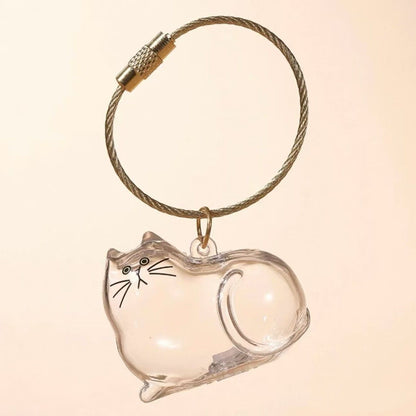 Transparent cat Complete Cat Care Set - One-Touch Deshedding Brush, Stainless Steel Nail Clipper & Fur Collection Locket - view 2