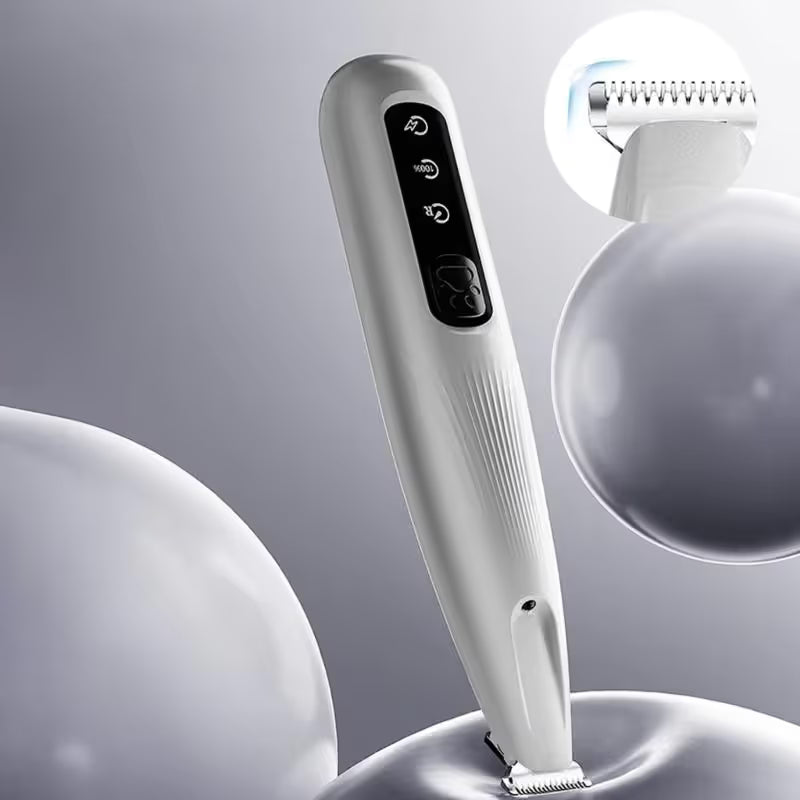 2 in 1 Pet Nail Clipper and Paw Trimmer Set USB Rechargeable Dog Cat Grooming Kit with LED Display Low Noise Nail Grinder and Foot Hair Clipper - view 5