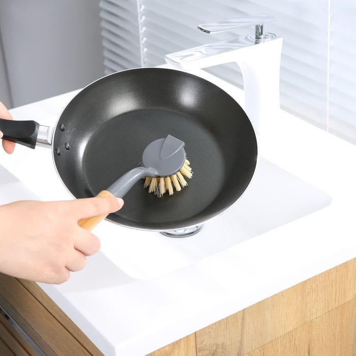 Clevinger Eco Cleaning Bamboo Dish Brush - view 3