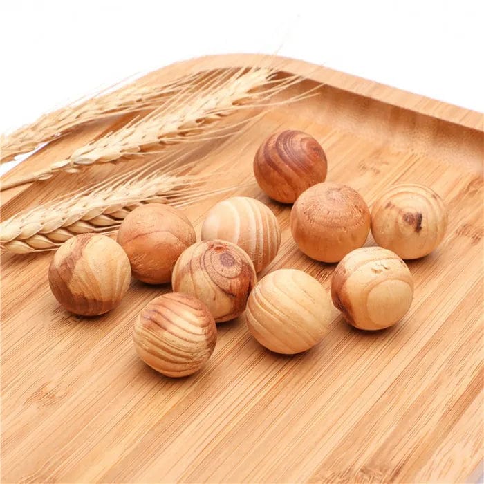 32 Pcs Living Today Cedar Wood Balls – Scented Moth-Repellent Balls - view 5
