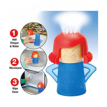 3 Pcs MAD MAMA Microwave Cleaner – BPA-Free Steam Cleaning (Assorted Colors) - view 2