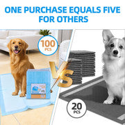 200pcs Dog Absorbent Training Pad 60 x 60 cm - view 6