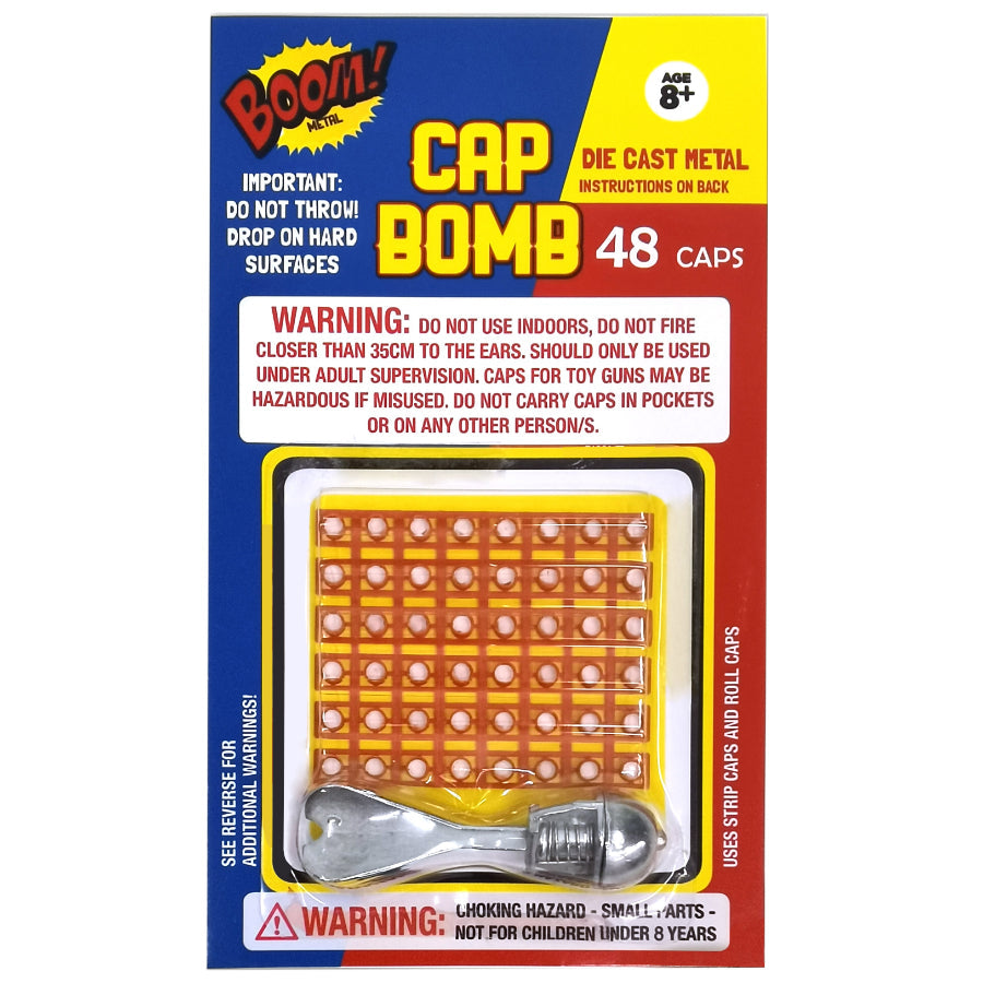 2 x Diecast Cap Bomb with 48 Shots pack, traditional toys - view 2