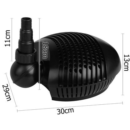 Giantz Aquarium Pump Fish Tank Water Submersible Fountain Pond Marine 10000L/H - view 2